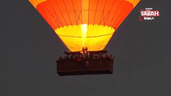 Kapadokya’da Babalar Günü gökyüzünde kutlandı | Video