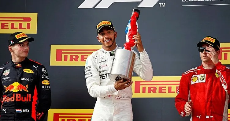 Formula 1 Fransa GP’de zafer Lewis Hamilton’ın