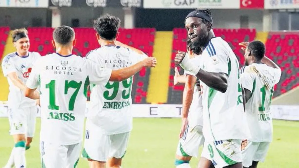 Gaziantep'te Rizespor güldü
