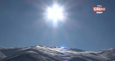 Van’da beklenen kar yağmadı: Kayak sezonu açılamadı | Video