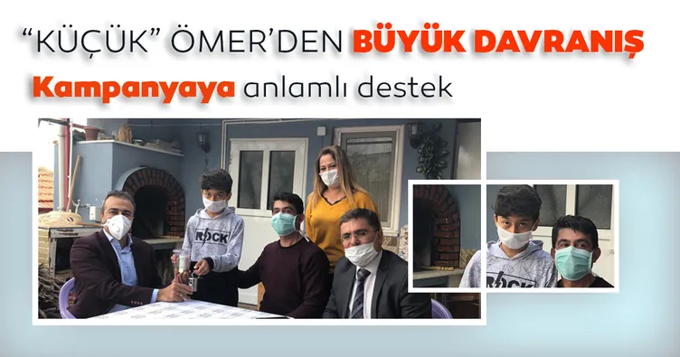 Küçük Ömer’den büyük davranış