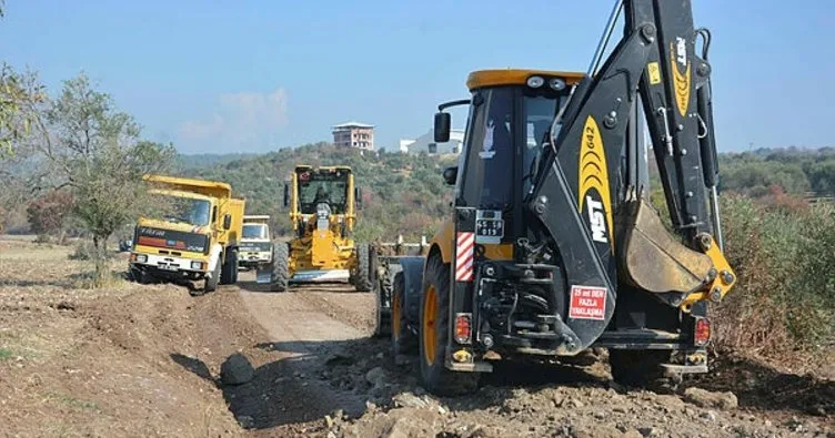 Şehzadelerde ova yolları düzenleniyor