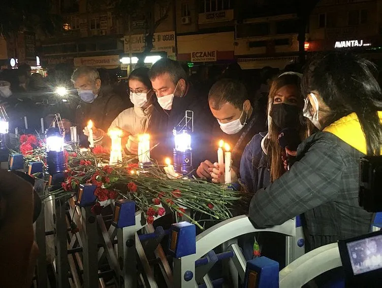 Son dakika: İzmir depreminde 34 kişiye mezar olmuştu! Rıza Bey Apartmanı önünde dakikalarca gözyaşı döktüler