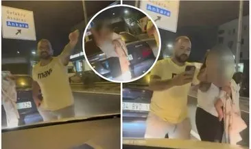 İstanbul'daki kazada dehşet dolu anlar! Kucağındaki bebekle yumruklamaya başladı: 'Korkuyorum' çığlıkları... #istanbul