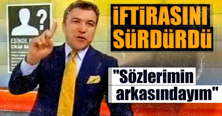 Tecrübeli iftiracı yalanını savundu!