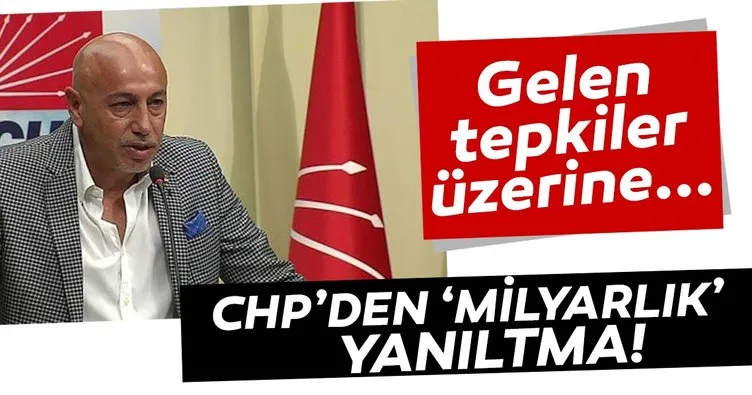 CHP’den milyarlık yanıltma