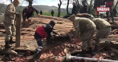 Kırklareli’nde ağıl çöktü: 1 çoban yaralandı, 40 hayvan telef oldu | Video