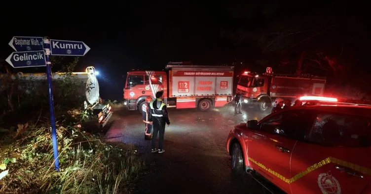 Trabzon’un Sürmene ilçesindeki örtü yangını kontrol altına alındı