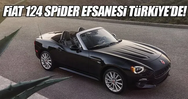 Fiat 124 Spider Türkiye’de tanıtıldı