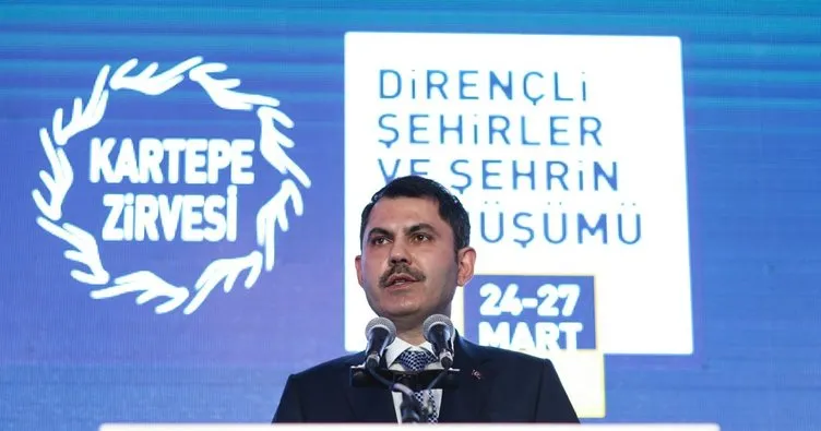 Bakan Kurum Kartepe Zirvesi’nde konuştu: 2035 yılına geldiğimizde kentsel dönüşüme girmemiş hiçbir konut kalmayacak