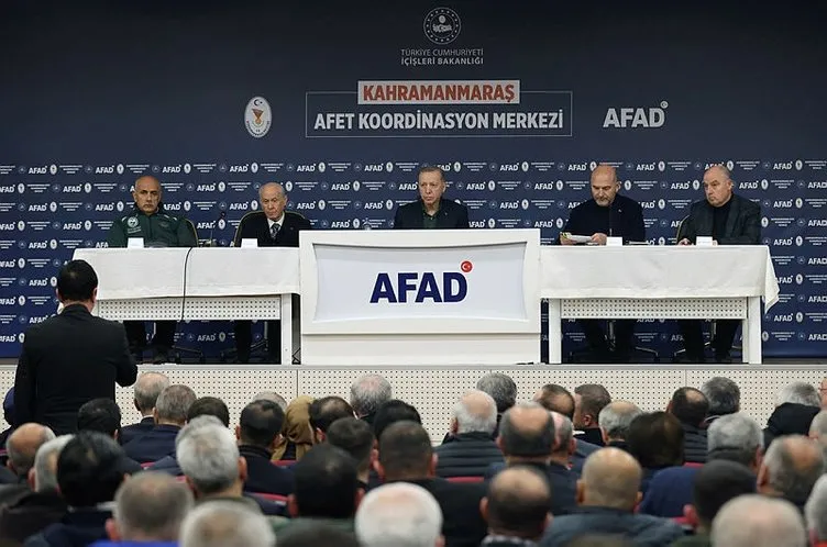 Başkan Erdoğan ve Bahçeli Kahramanmaraş'ta konteyner kenti ziyaret etti!
