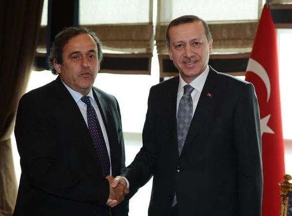Erdoğan - Platini görüşmesi