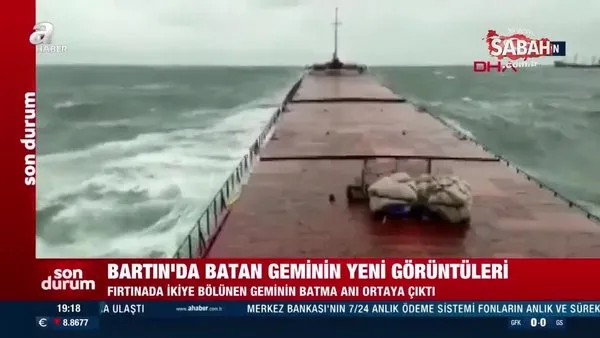 Bartin Da Batan Geminin Dalgalarda Kirilma Ani Goruntuleri Ortaya Cikti Video Videosunu Izle Son Dakika Haberleri