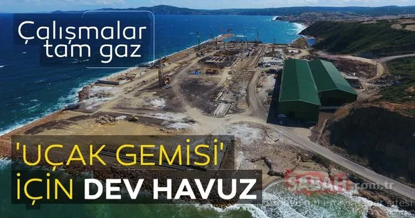 Çanakkale'ye 'uçak gemisi' için dev havuz