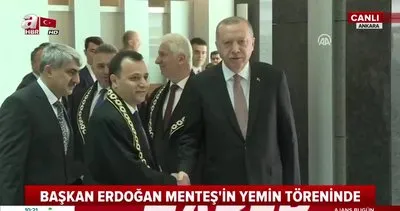 Cumhurbaşkanı Erdoğan AYM’de yemin törenine katıldı