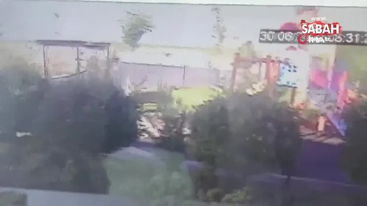 Feci motosiklet kazası kamerada: Motosikletli genç 30 metre savruldu | Video