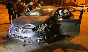 Kırıkkale’de iki otomobil kafa kafaya çarpıştı