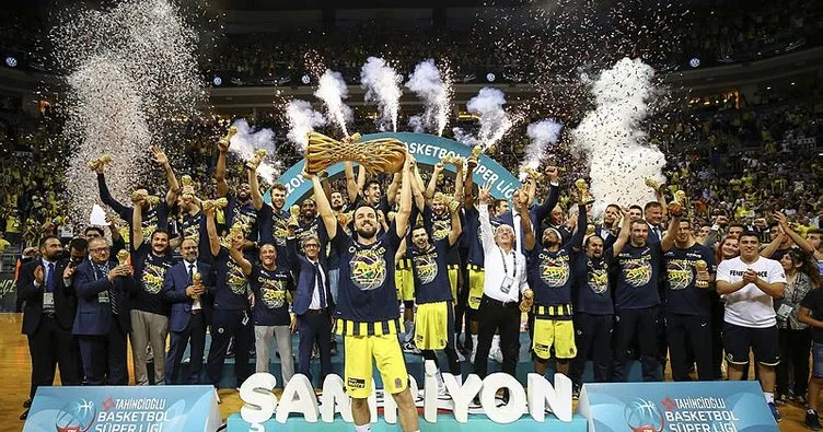 Türkiye Basketbol Ligi şampiyonları...