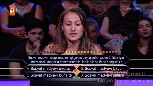 Kim Milyoner Olmak İster? 769. Bölüm tüm soru ve cevapları
