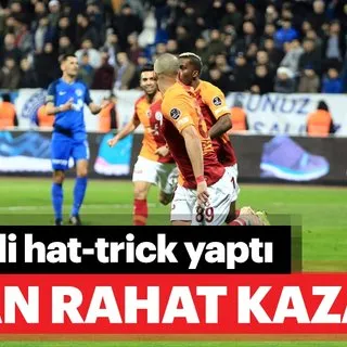 Galatasaray Kasımpaşa deplasmanında rahat kazandı
