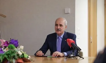 TBMM Başkanı Numan Kurtulmuş: Ümit ediyorum ki bu ateş çukuruna Netanyahu ve çetesi düşecek