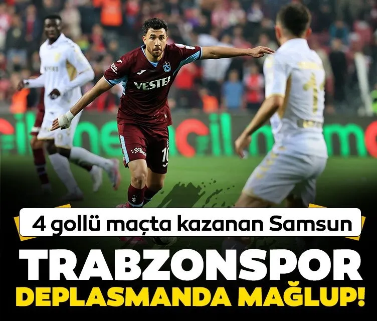 Trabzonspor deplasmanda mağlup!