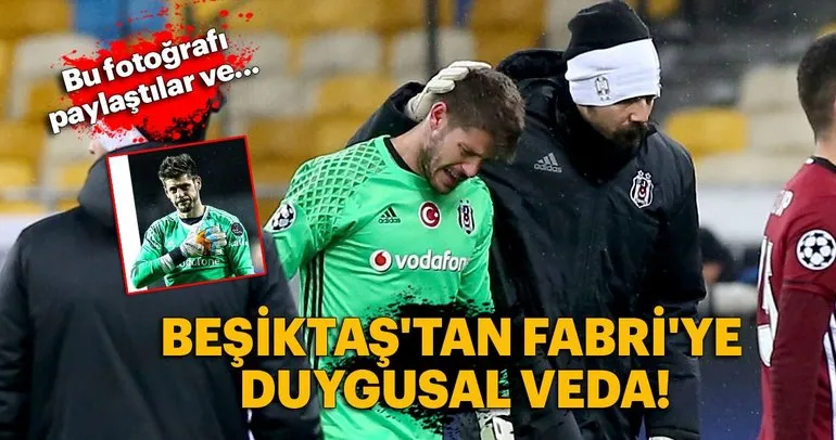 Beşiktaş’tan Fabri’ye duygusal veda!