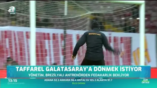 Taffarel Galatasaray'a dönmek istiyor