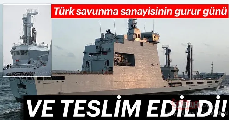 Türk savunma sanayisinin gurur günü! Ve teslim edildi...