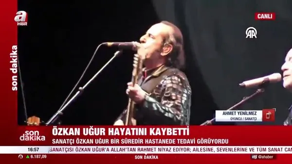 Özkan Uğur hayatını kaybetti! Oyuncu Ahmet Yenilmez A Haber’e bağlanıp usta sanatçıyı anlattı | Video