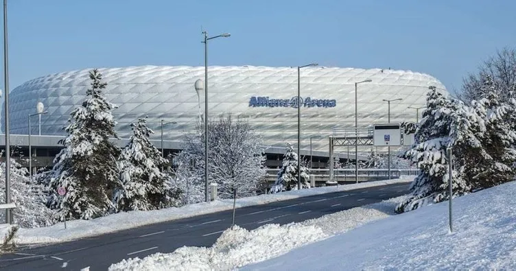 Bundesliga’da Bayern Münih - Union Berlin maçına kar engeli