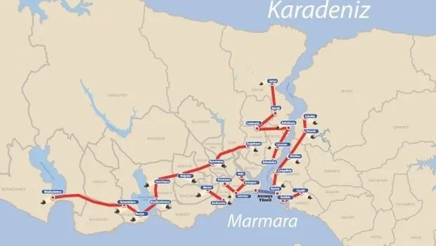 İstanbul’a 145 kilometre tünel!