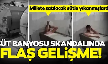 SON DAKİKA - Süt toplama merkezinde süt banyosu yapan işçilerle ilgili flaş gelişme!
