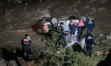 Dereye uçan otomobilde can verdi #trabzon