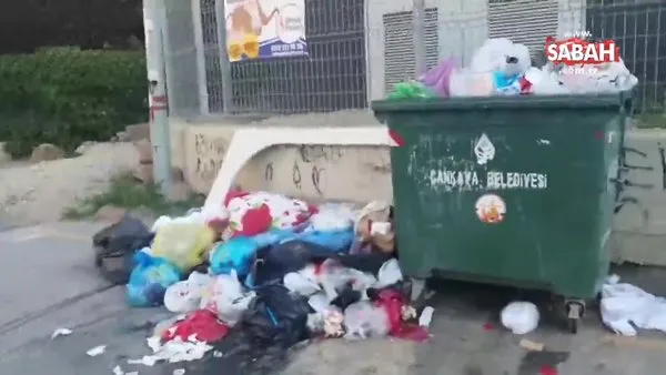 Ankara Büyükşehir ve Çankaya Belediyeleri'ne çöp tepkisi 