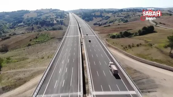 Kuzey Marmara Otoyolu’nun trafiğe açılan kısmını sürücüler kullanmaya başladı | Video