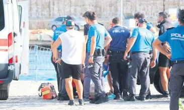 Falezlerden denize düştü