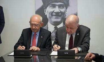 Ümit Özdağ ve Kemal Kılıçdaroğlu imzasında gözden kaçan detay: Düşman kuvveti gibi imzaladı!