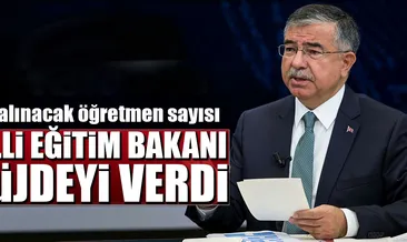 Milli Eğitim Bakanı müjdeyi verdi