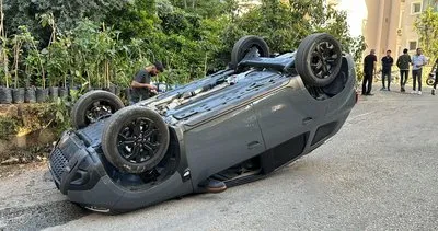 Alanya’da otomobil takla attı: 3 yaralı