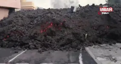 İspanyol bilim adamları La Palma’daki yanardağ için lavlardan örnekler topladı | Video