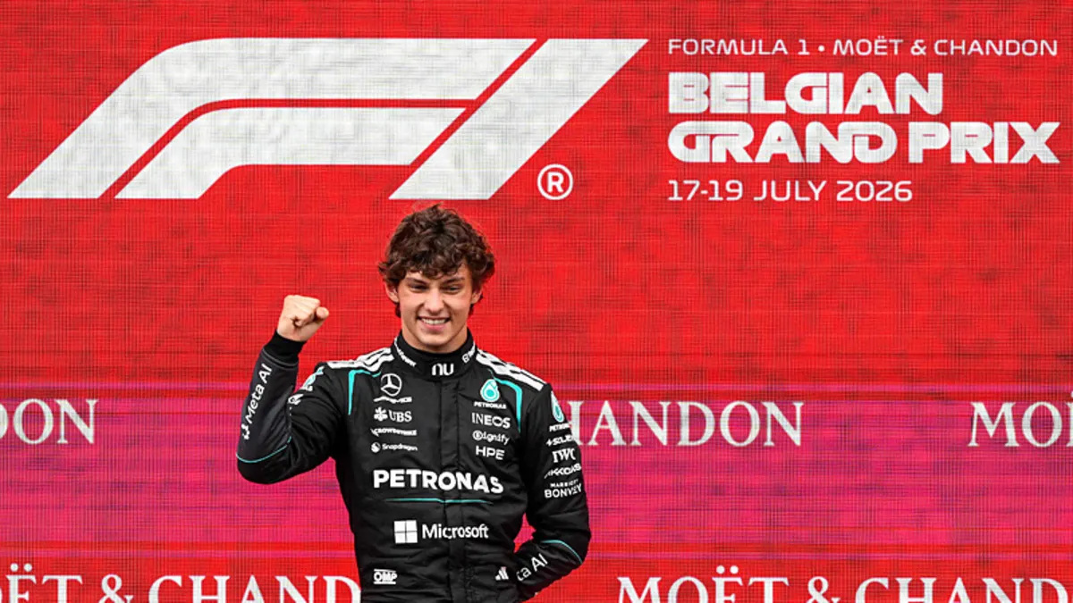 Belçika Grand Prix’sini kazanan Kimi Antonelli! Belçika Grand Prix’sini kazanan Kimi Antonelli!