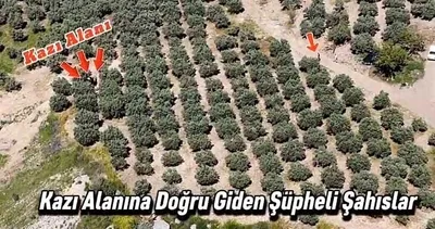 Kaçak kazıya dronla suçüstü #osmaniye