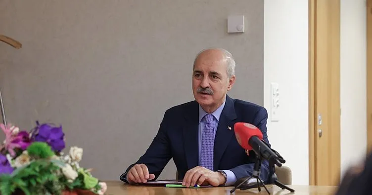 TBMM Başkanı Numan Kurtulmuş: Ümit ediyorum ki bu ateş çukuruna Netanyahu ve çetesi düşecek