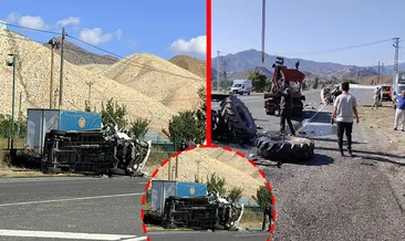 Ardahan’da feci kaza! Traktör ile minibüs çarpıştı: Yaralılar var! #ardahan