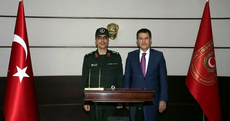 Milli Savunma Bakanı Canikli, İran Genelkurmay Başkanı Bagheri ile görüştü