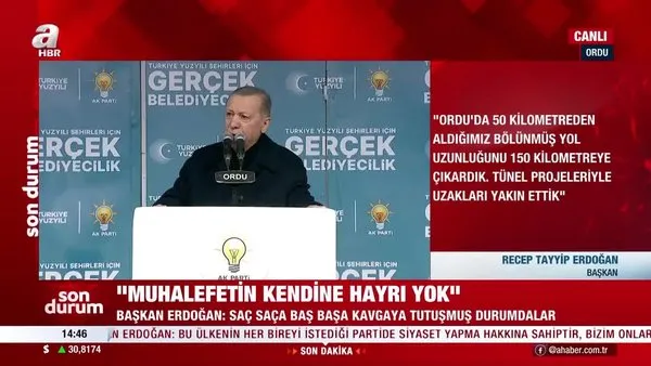Başkan Erdoğan Ordu mitinginde önemli açıklamalarda bulundu | Video