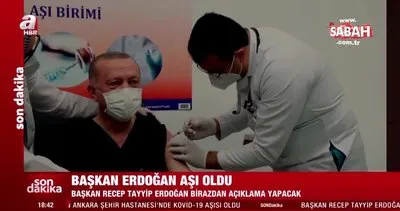 Son dakika haberi: Başkan Erdoğan Ankara Şehir Hastanesi’nde corona virüsü aşısı yaptırdı! İşte ilk paylaşım... | Video