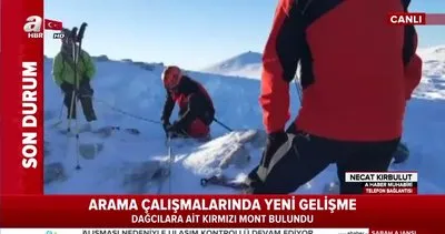 Bursa’da kaybolan dağcılara ait kırmızı renkli mont bulundu!