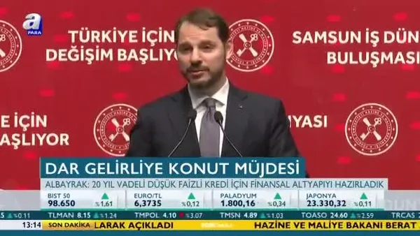 Dar gelirliye konut müjdesi